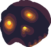 glowing skull